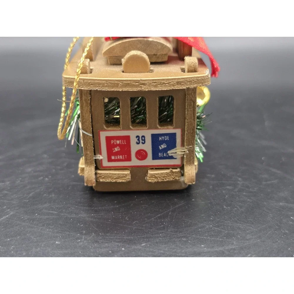 San Francisco Powell & Hyde St. Cable Trolley Car Christmas Ornament